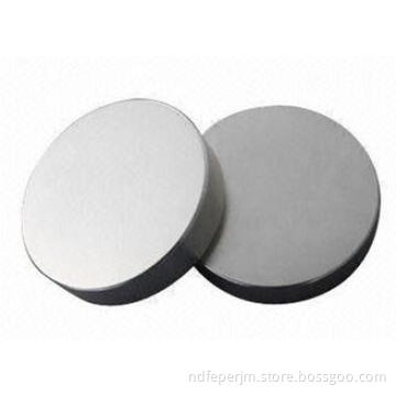 N35-40UH Round Disc Super Strong Rare Earth Magnets With Ni